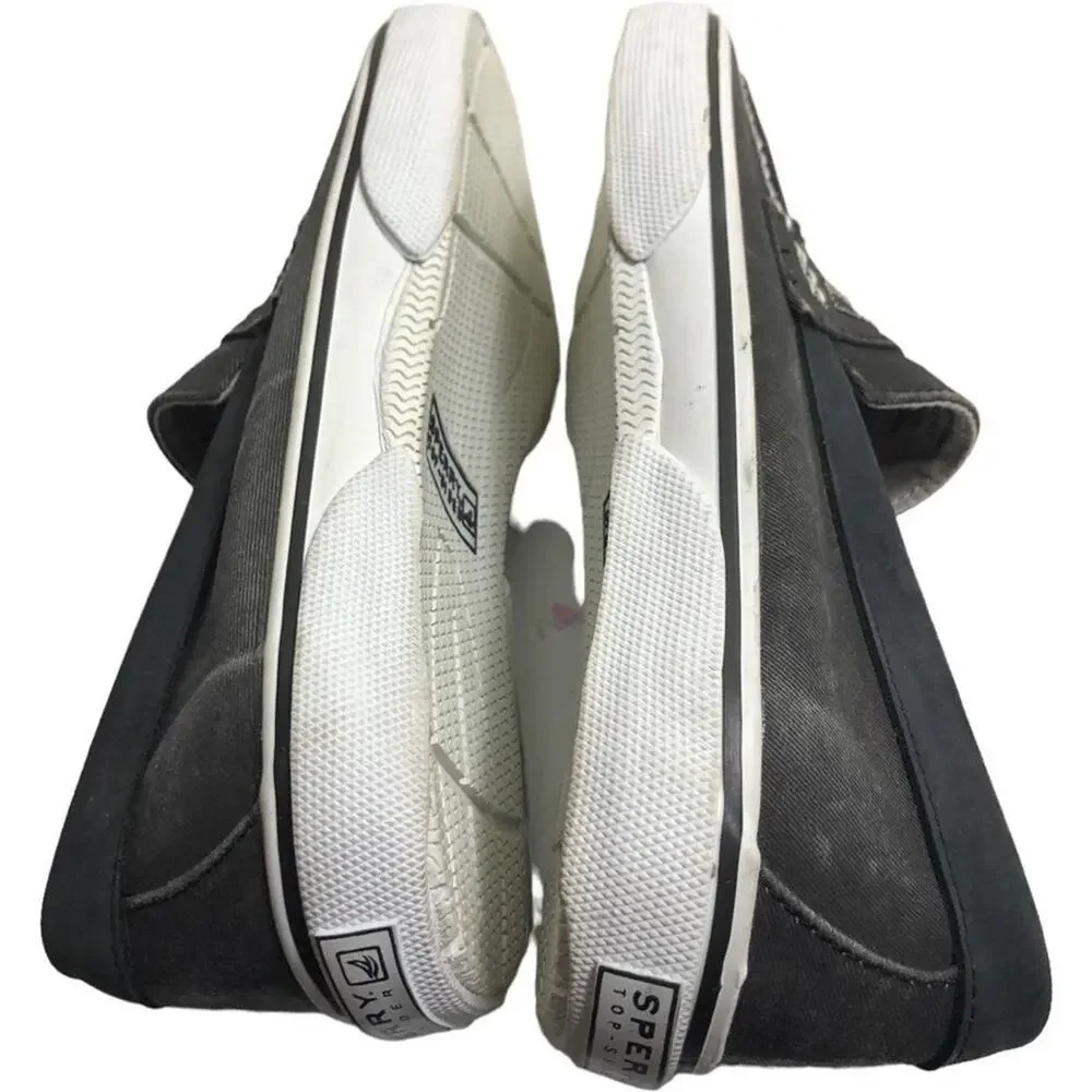 Sperry Top-Sider Gray Canvas Loafers